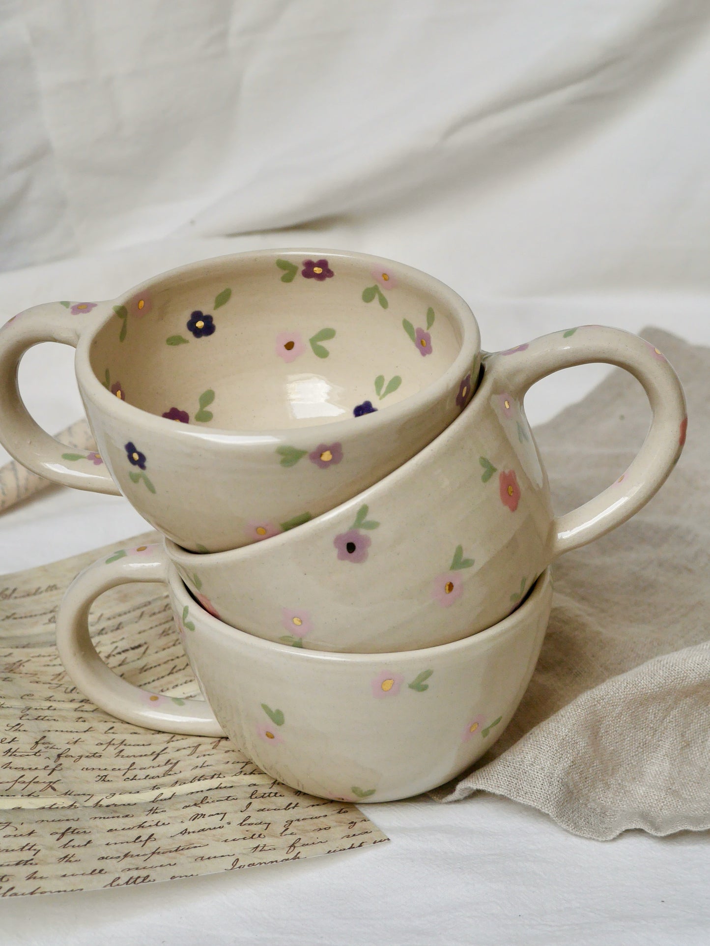 Grande tasse Myosotis "Printemps"