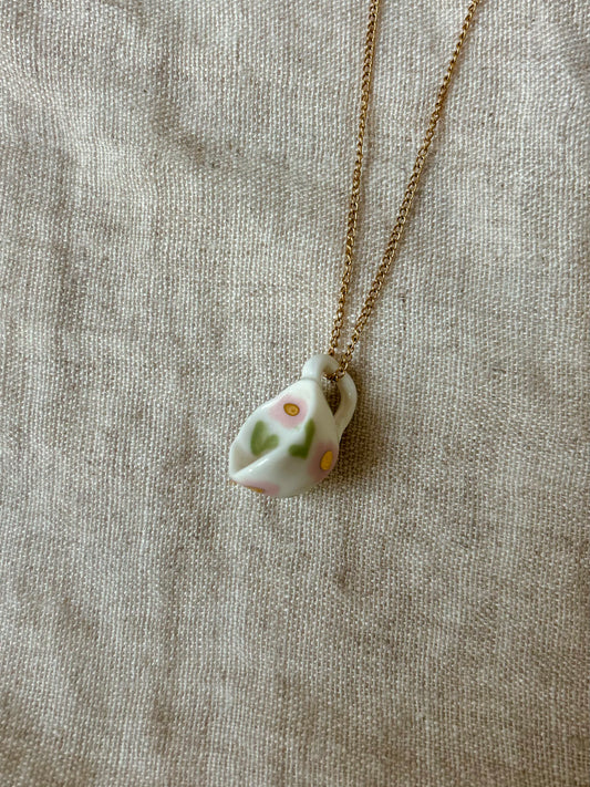 🌸 Mini Tasse Pendentif